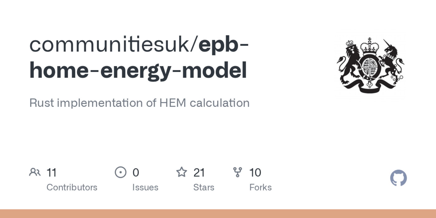 home energy model hem engine written in rust