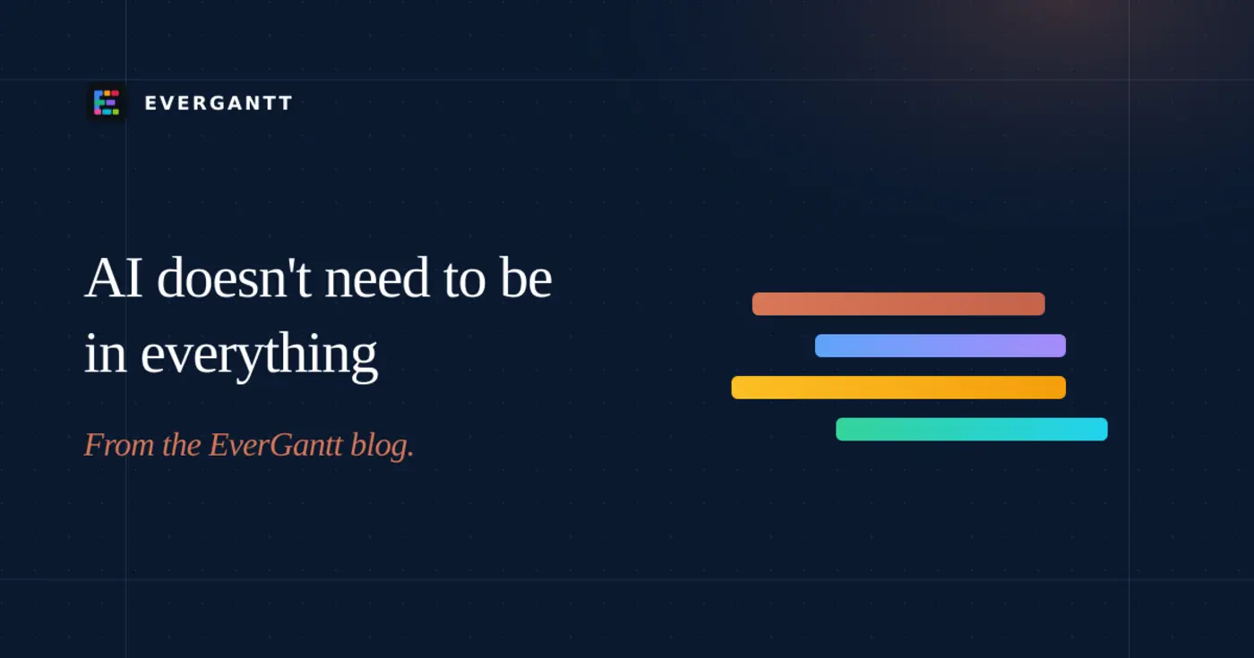why do we need ai in project management software