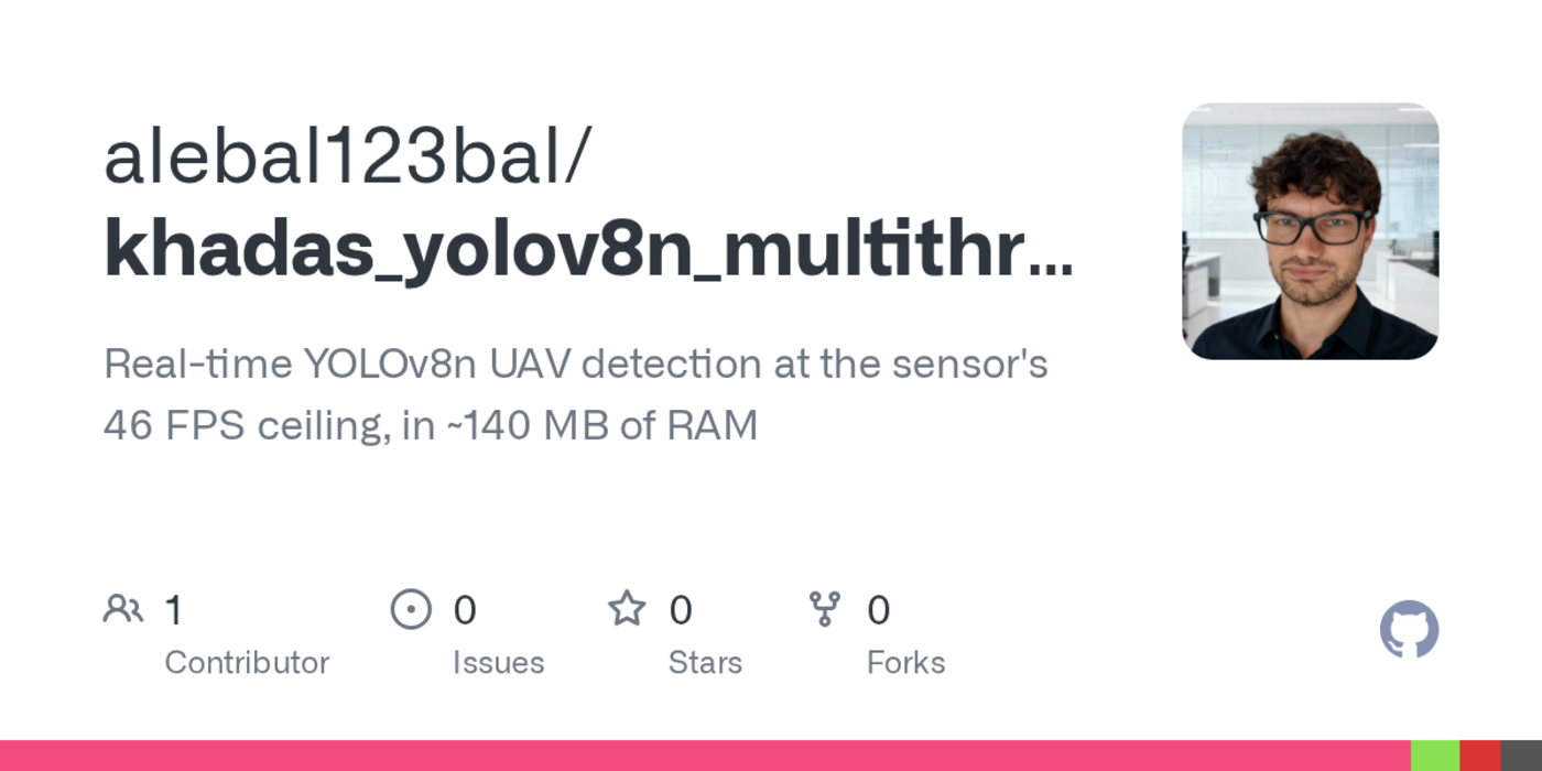 show hn dual yolov8n uav detection on rk3588s at 42 fps using npu