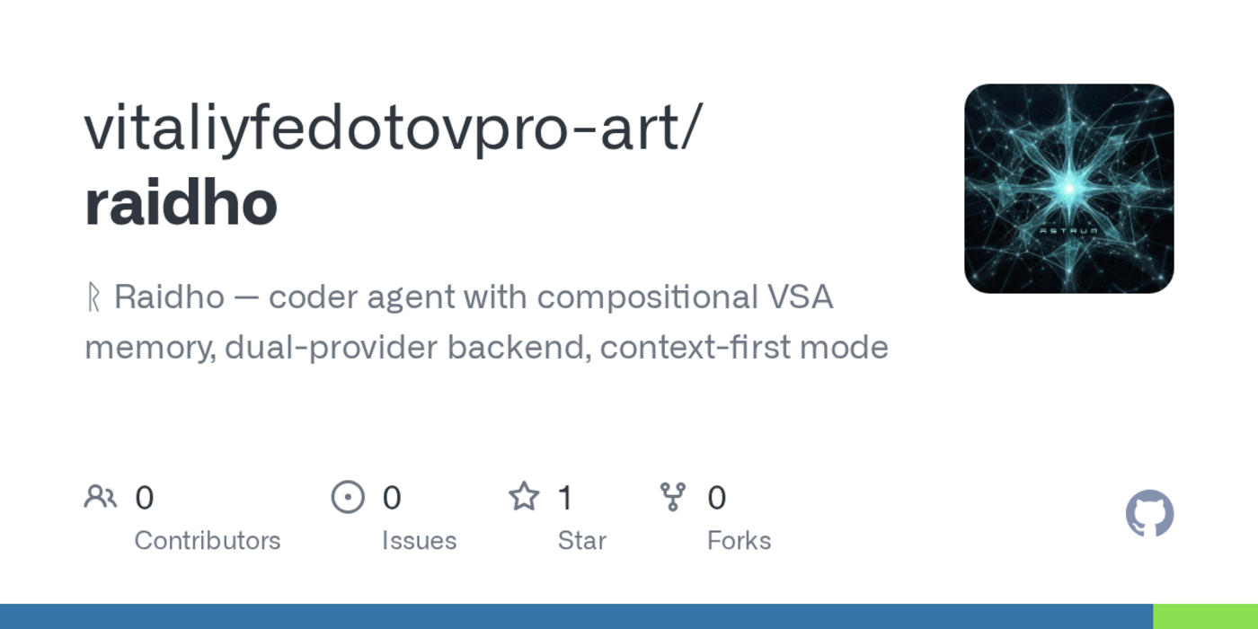show hn coding agent with algebraic memory vsa instead of rag