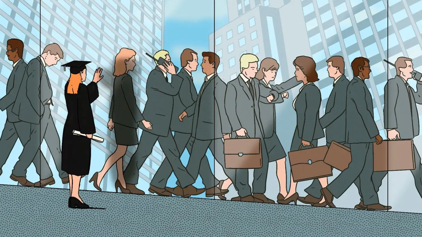 when did whitecollar work start to look so bleak
