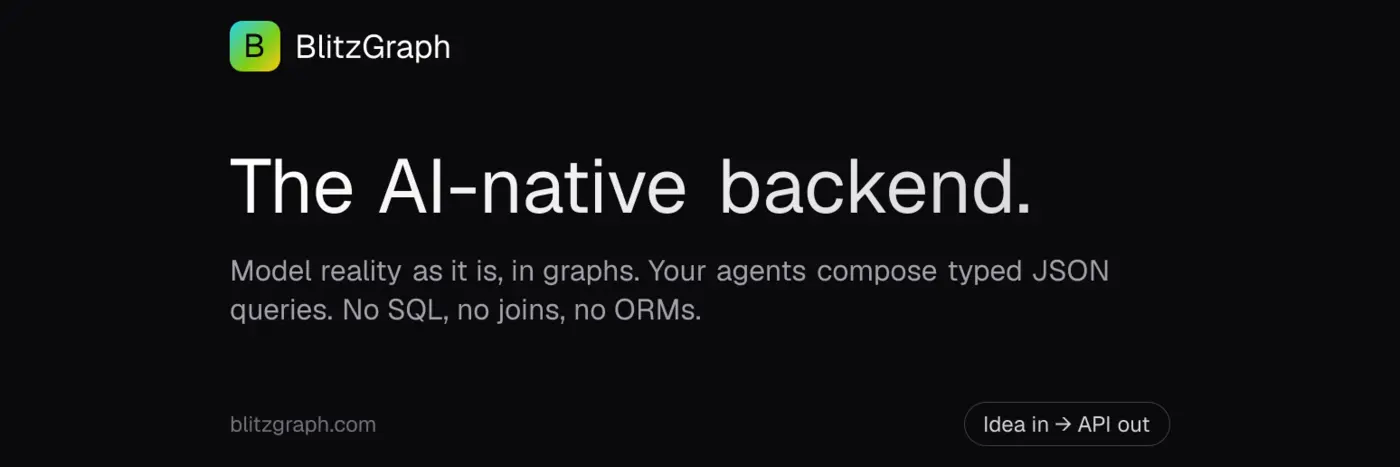 show hn blitzgraph supabase for graphs built for llm agents
