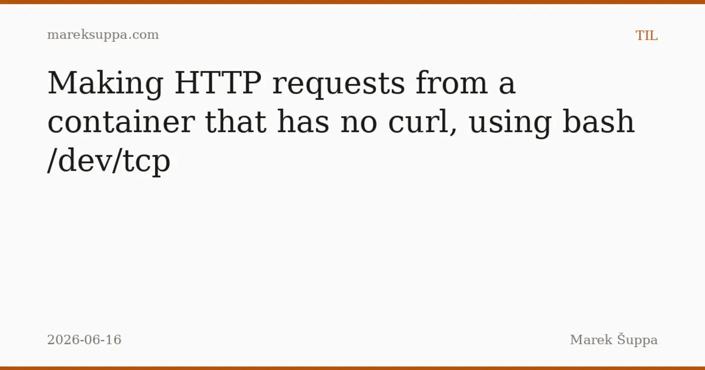 til you can make http requests without curl using bash devtcp