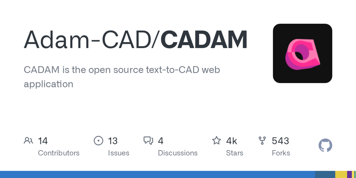 launch hn adam yc w25 opensource ai cad