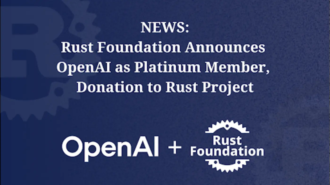 rust foundation welcomes openai as platinum member