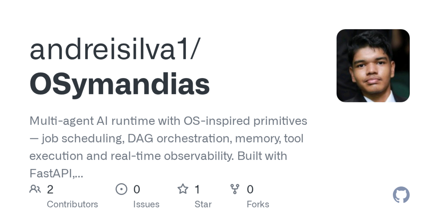 show hn osymandias opensource runtime for multiagent ai systems