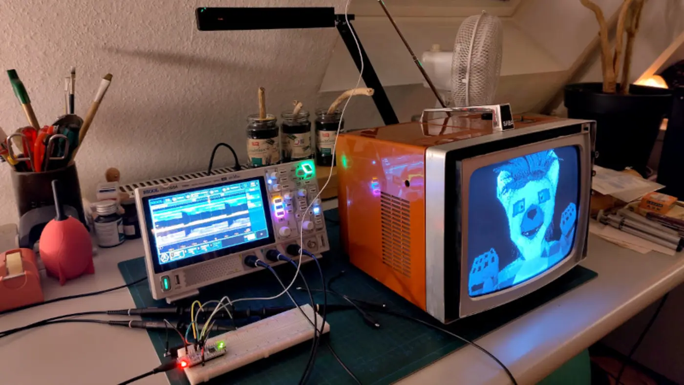 a tv transmitter from an stm32