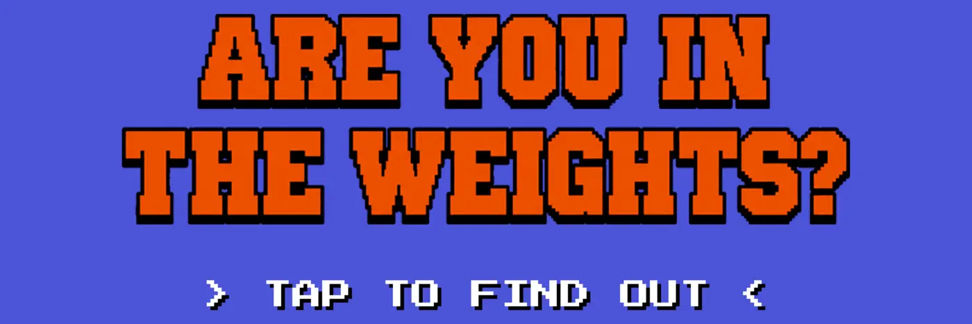 show hn are you in the weights