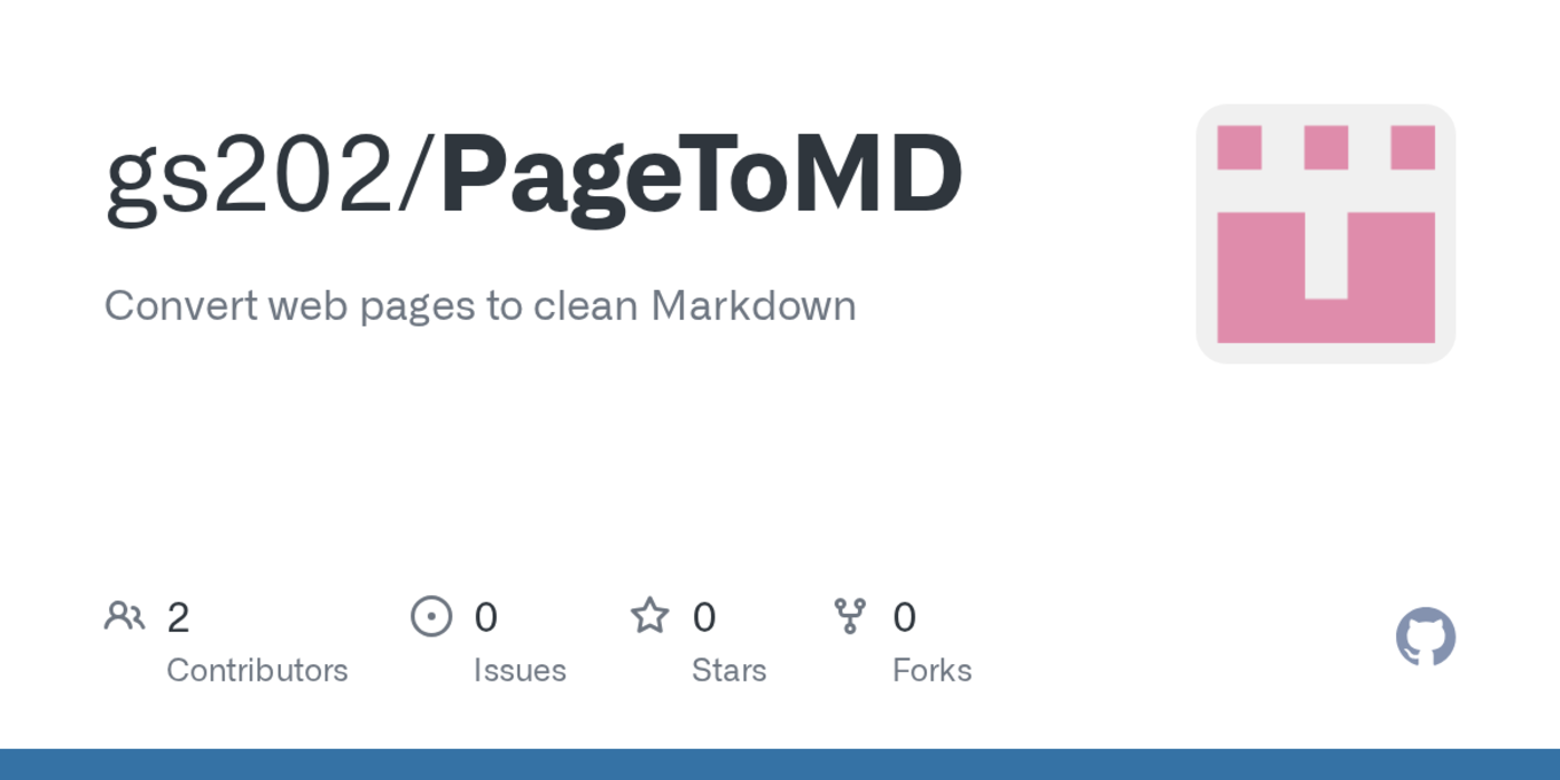 pagetomd a cli tool to turn web pages into clean markdown for ai agents