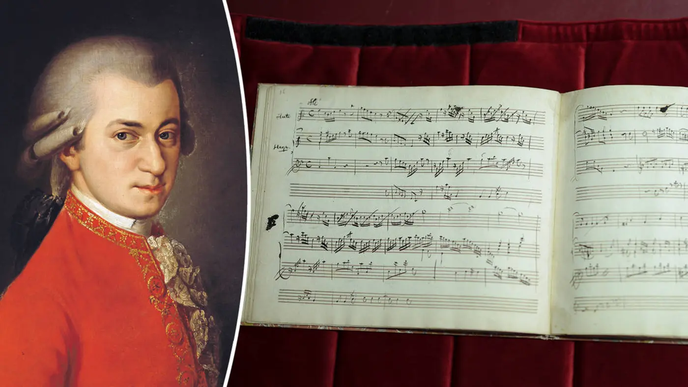 22yearold mozartx27s handwritten notebook unearthed in x27major discoveryx27