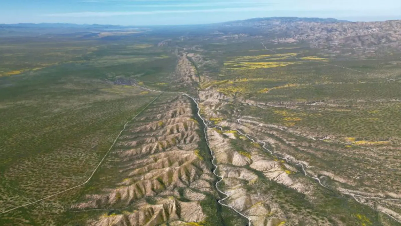earthquake gate stopping a san andreas disaster under highest stress in 1k years