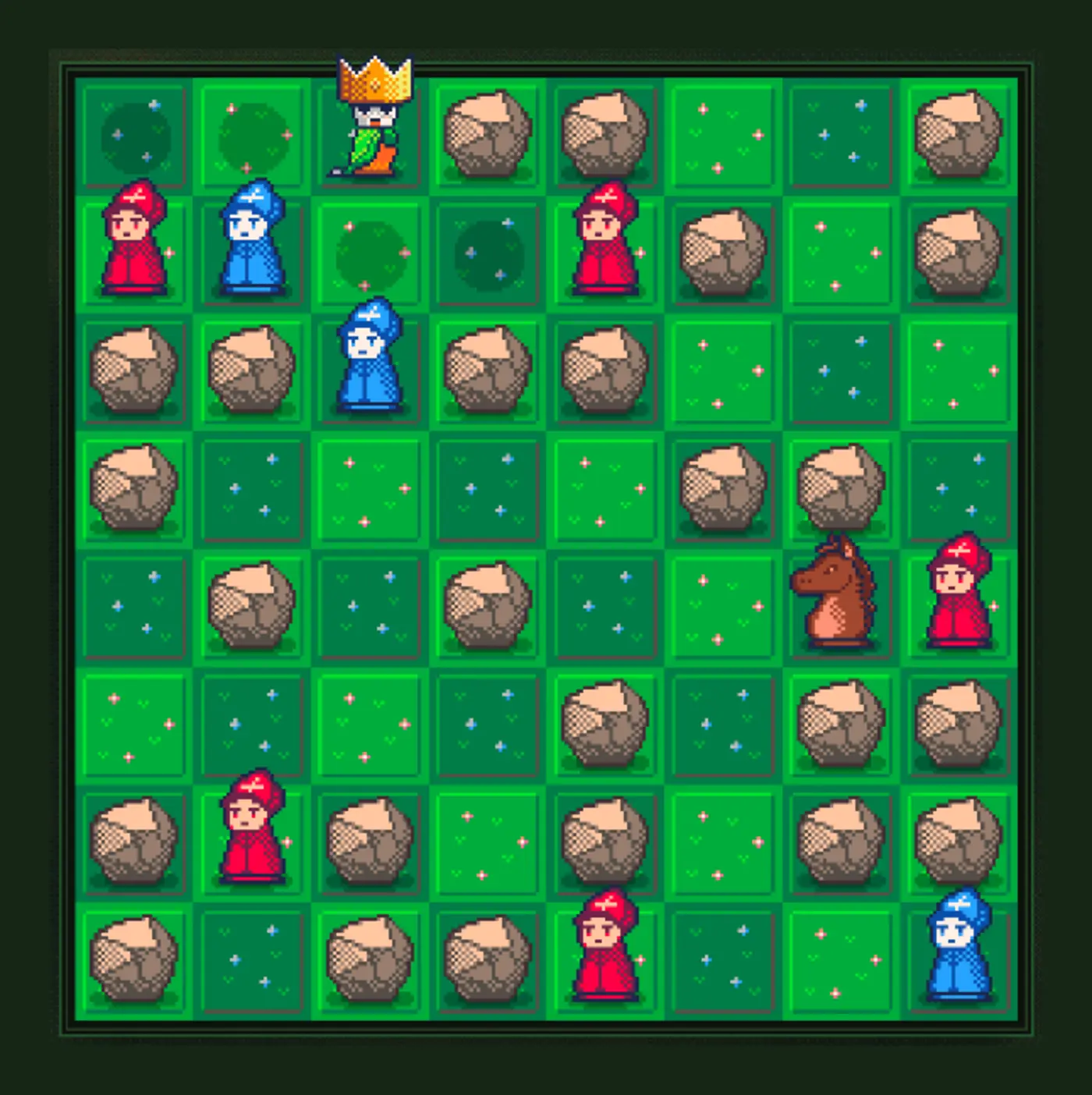 show hn chessinspired roguelike