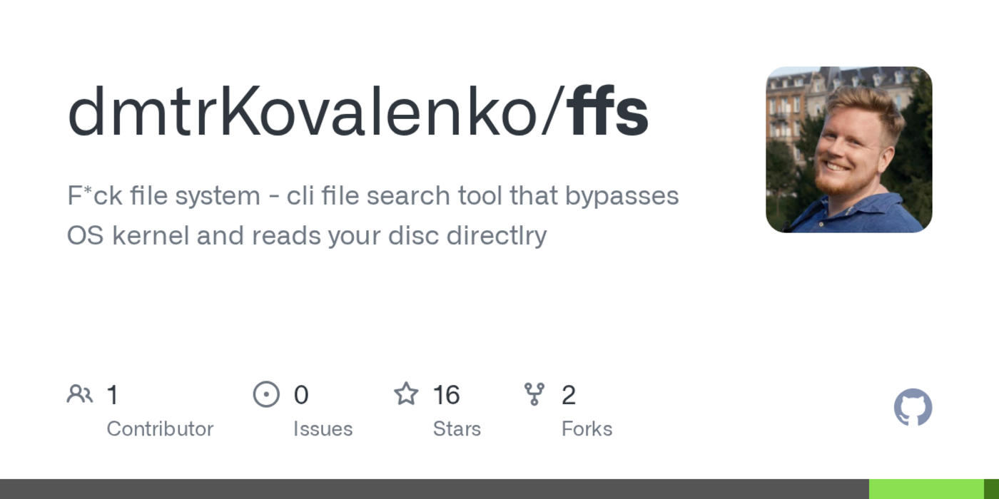 f file system file search that reads ssd directly bypassing os kernel