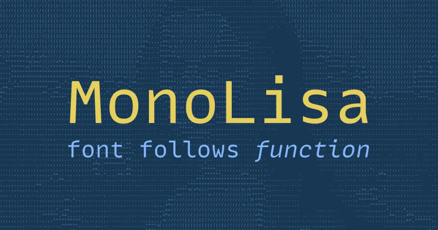 show hn monolisa v3 a typeface for developers and creatives