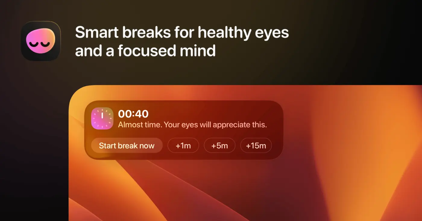 show hn lookaway a mac break reminder that knows when not to interrupt