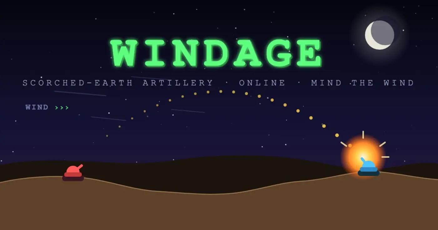 windage free browser remake of scorched earth