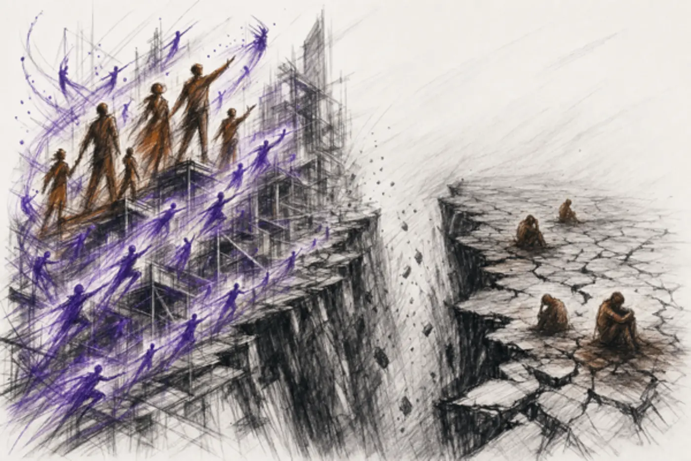 the coming divide ainative or left behind