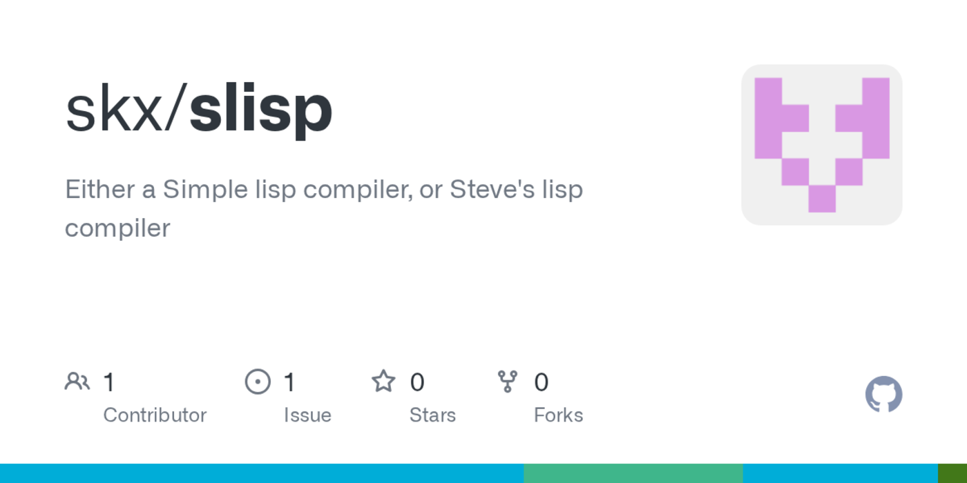 slisp simple lisp compiler linuxamd64