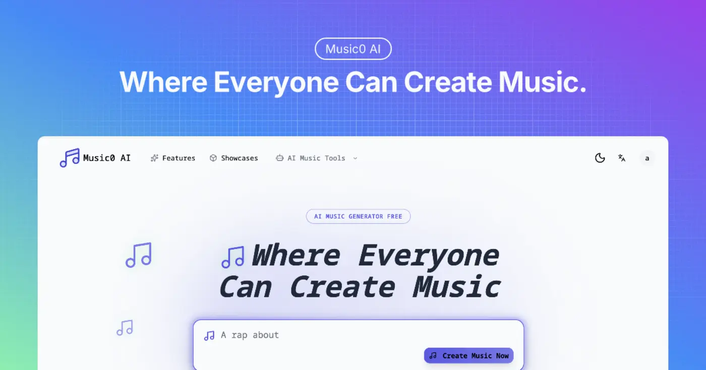show hn ai music generator free and no signup