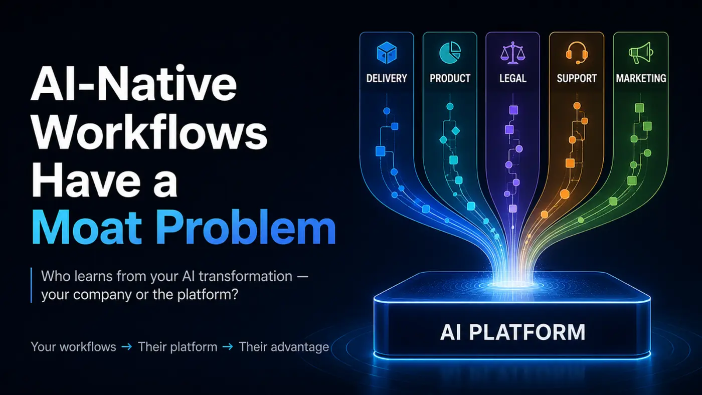 ainative workflows have a moat problem