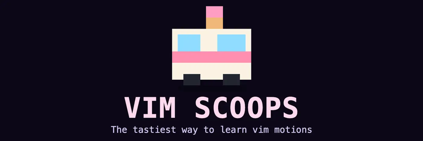 learn vim motions with an icecream van