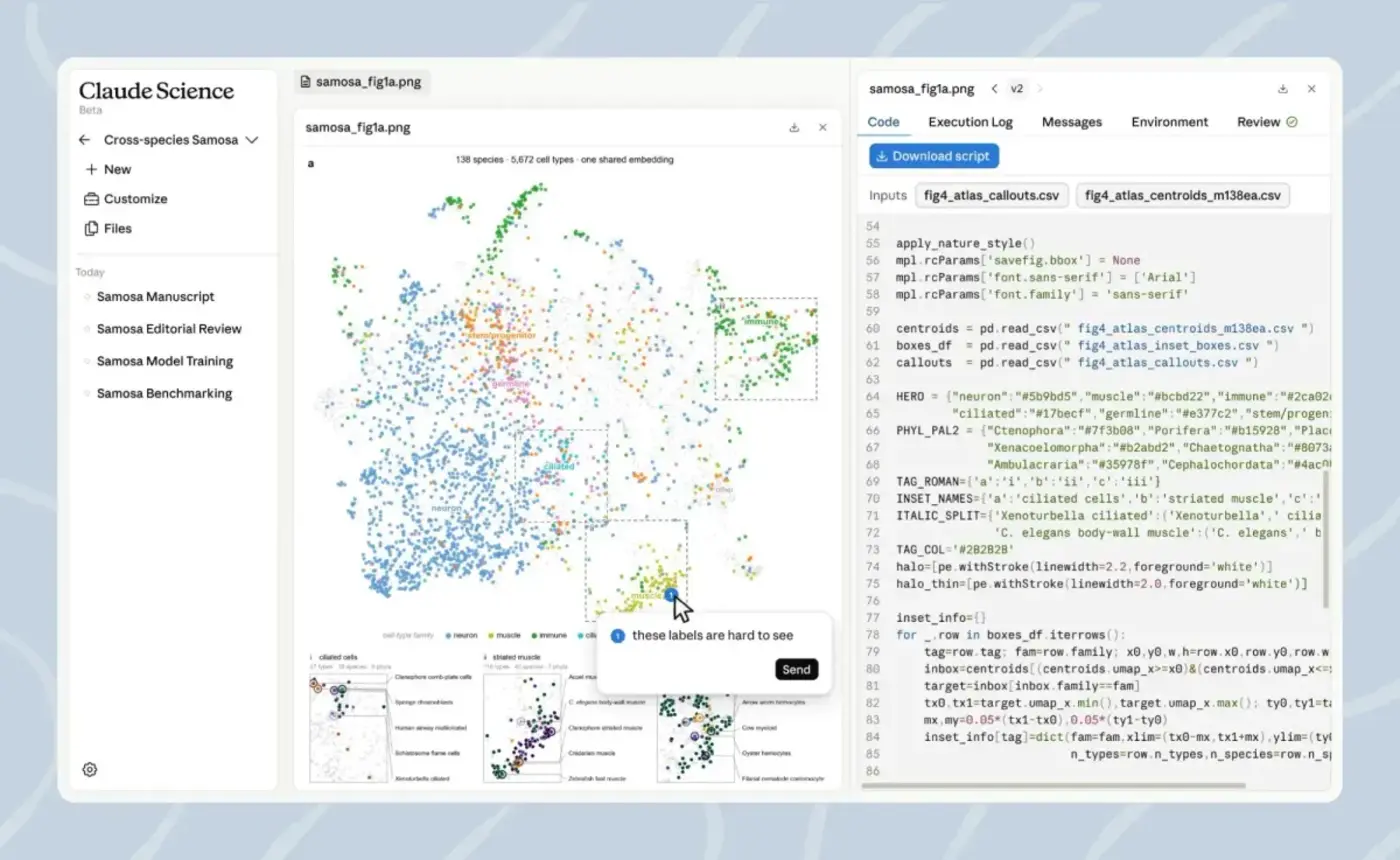 early look at anthropicx27s claude science app for researchers