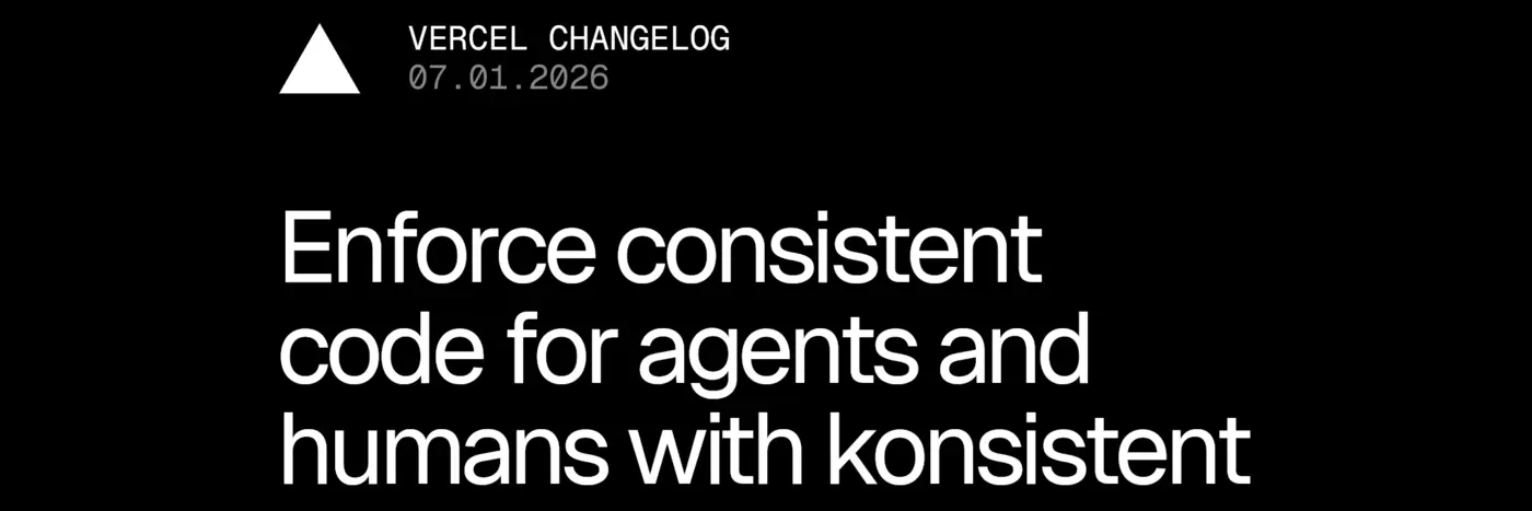 konsistent enforce consistent code for agents and humans