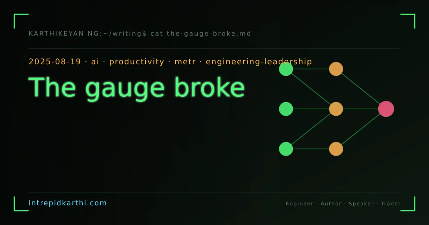 the gauge broke devs felt 20 faster with ai measured 19 slower