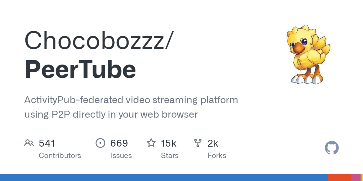 peertube is a free decentralized and federated video platform