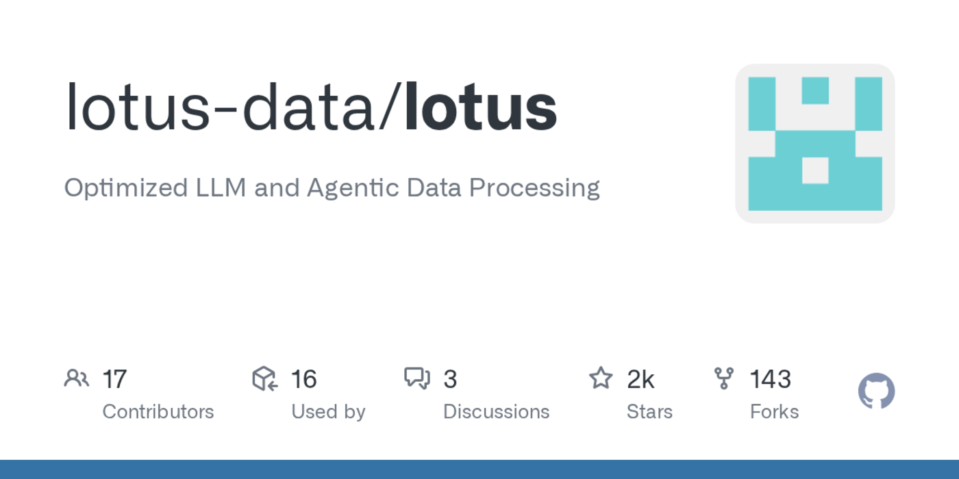 lotus optimized agentic and llm bulk processing