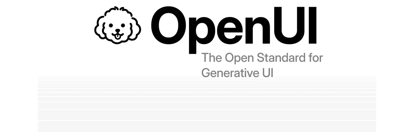 openui open standard for generative ui