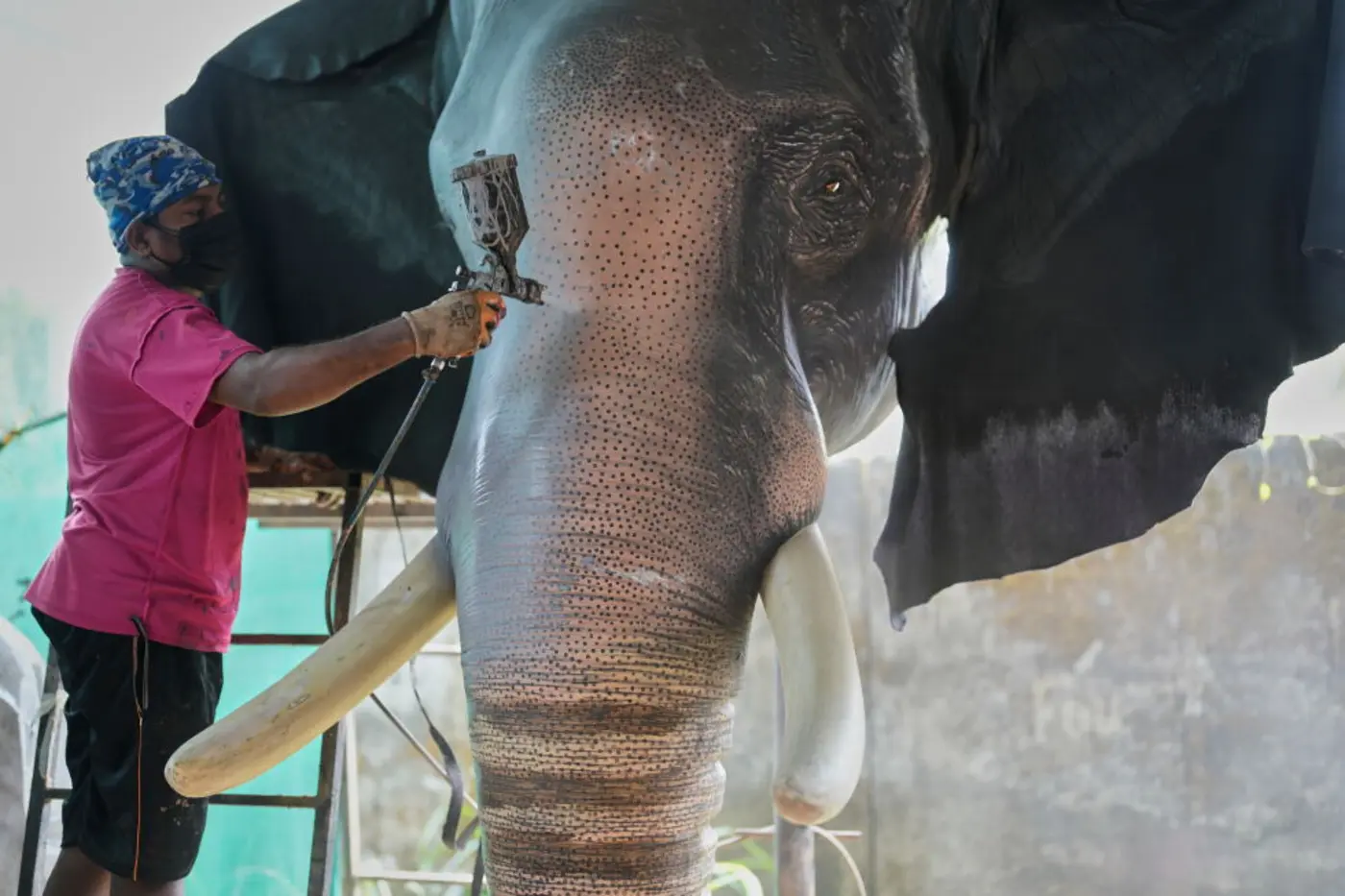 robotic elephants are replacing live ones at kerala temple festivals