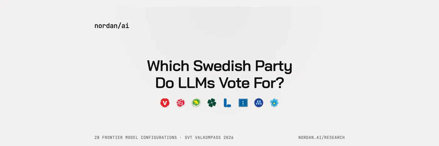 how ai models would vote in sweden