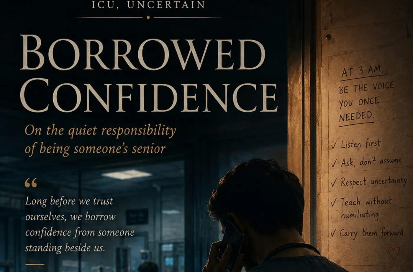 borrowed confidence