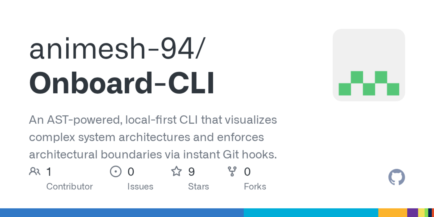 show hn onboardcli an astbased tool to detect architectural drift