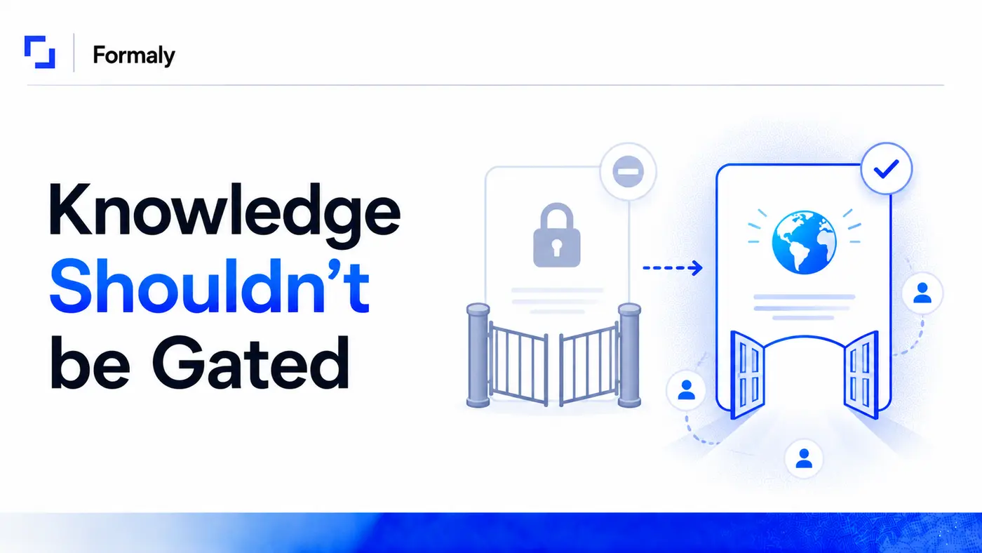 knowledge should not be gated