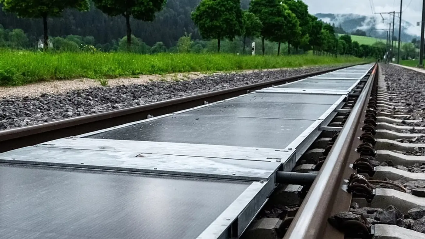 solar rail could become common in europe after successful trial in switzerland