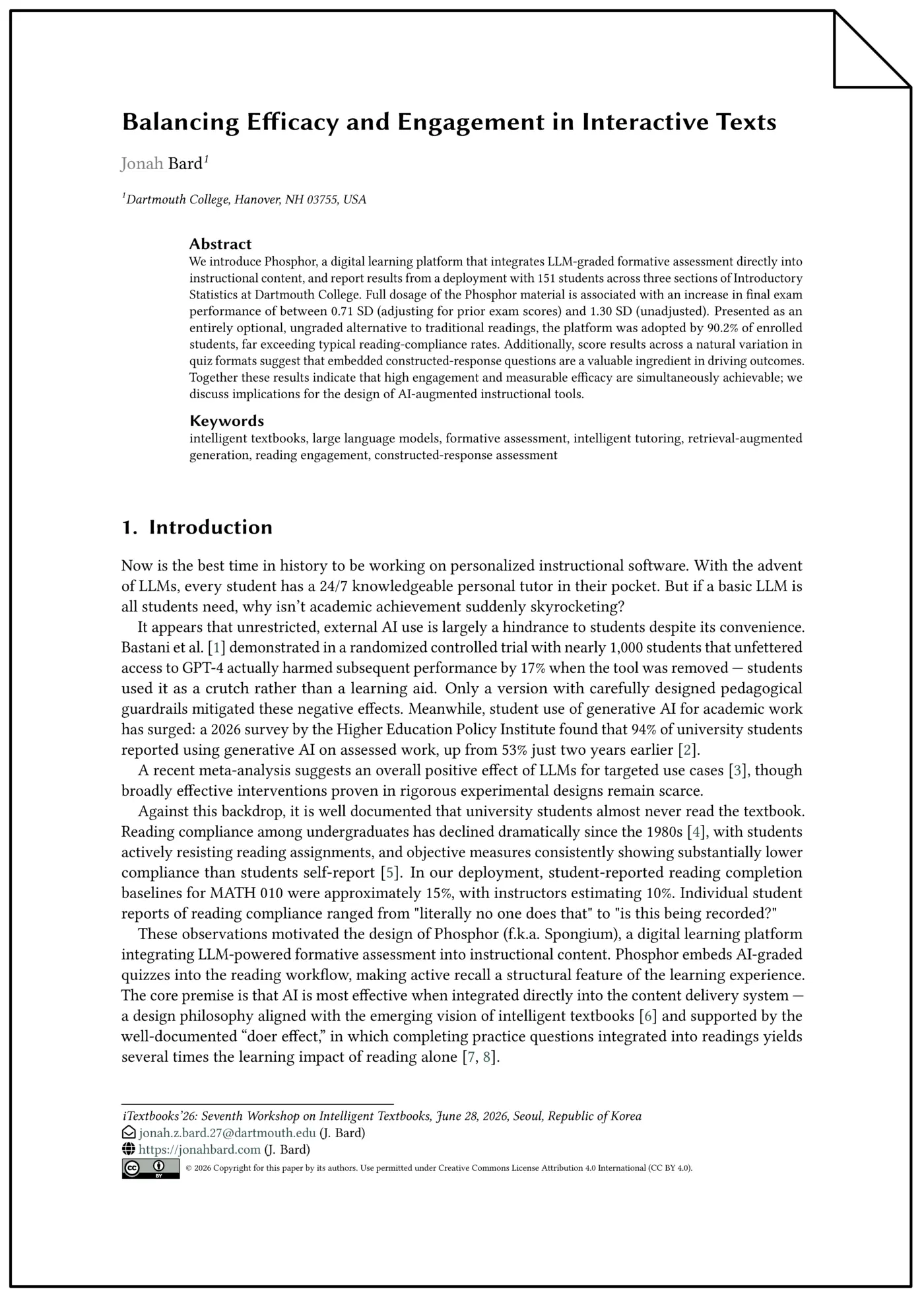 new ai tutor achieves 071130 sd effect size in dartmouth course pdf