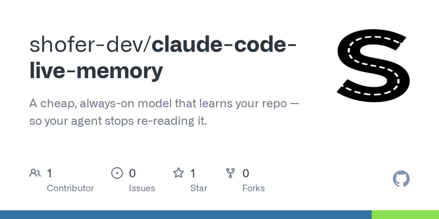 show hn an alwaysfresh memory that learns your repo so agents stop rereading