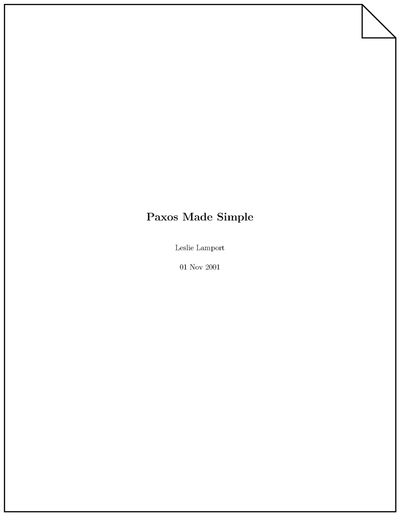 paxos made simple 2001pdf