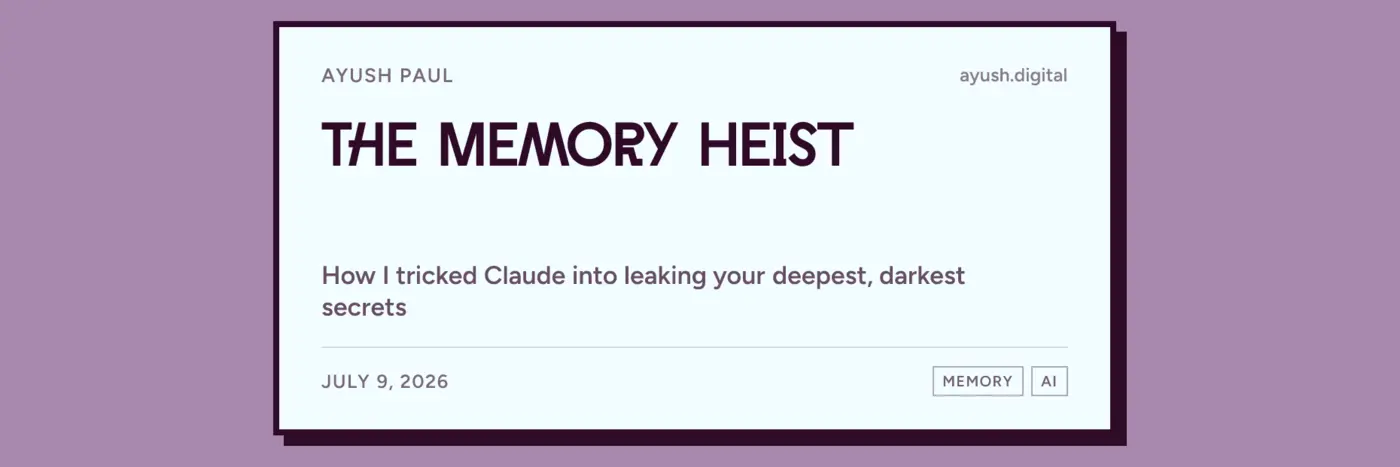 the memory heist
