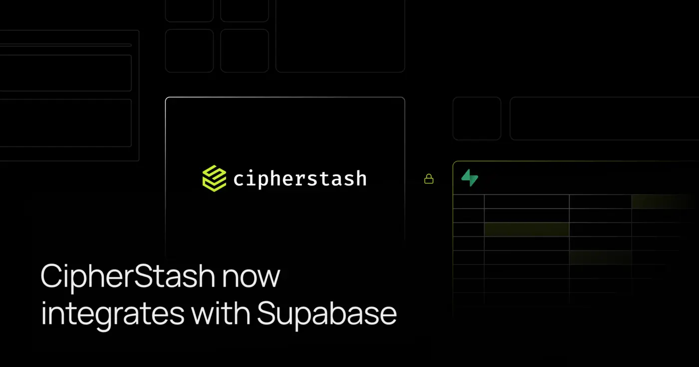 searchable fieldlevel encryption on supabase with cipherstash