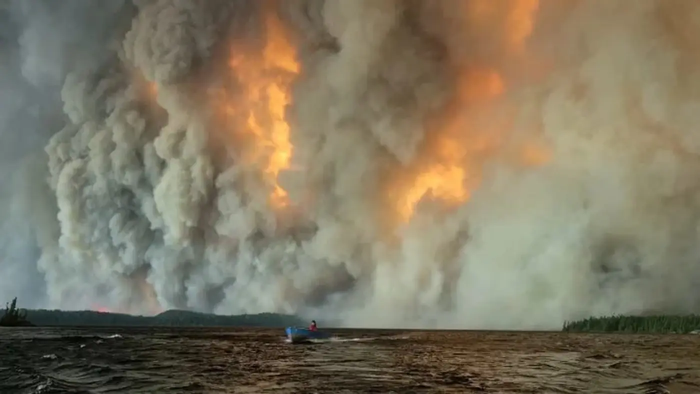 when the wildfires rage who gets to breathe first
