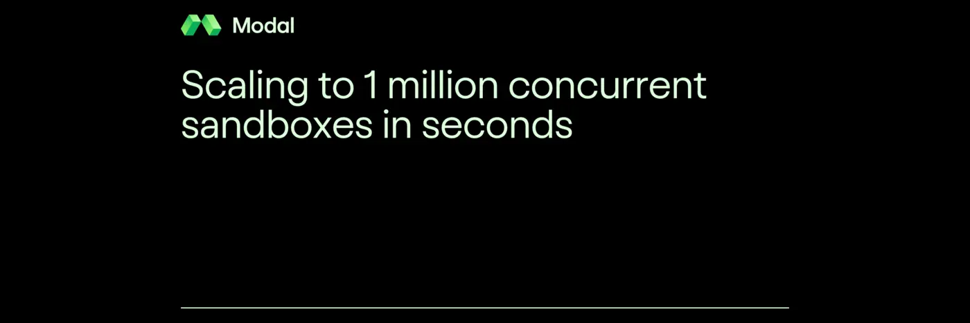 scaling to 1m concurrent sandboxes in seconds