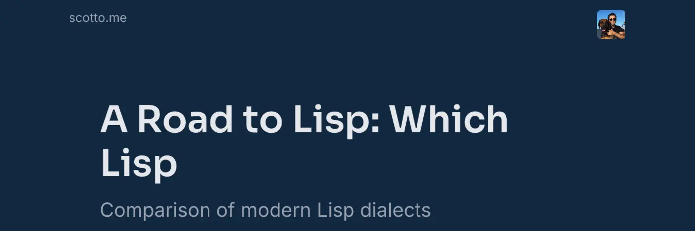 a road to lisp which lisp