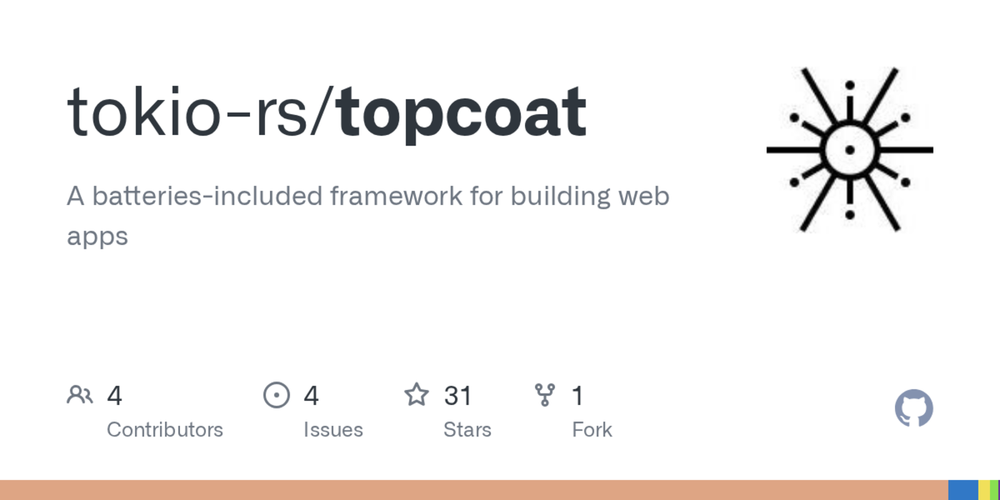 topcoat the full fullstack framework for rust