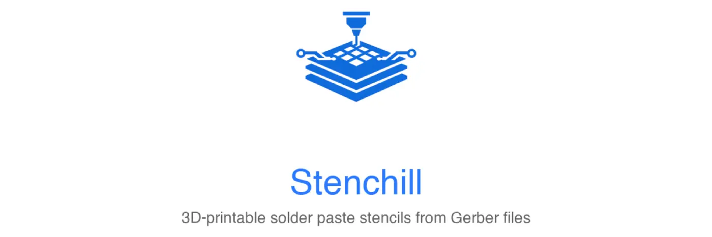 stenchill 3d printable solder paste stencil generator