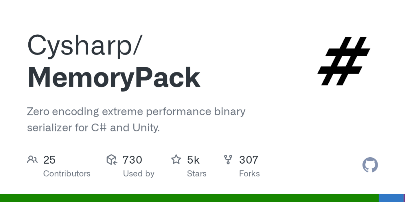 memorypack zero encoding extreme performance binary serializer for c