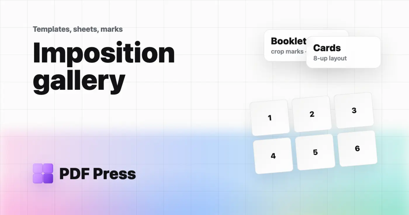 show hn a gallery of browserbased pdf imposition and printing templates