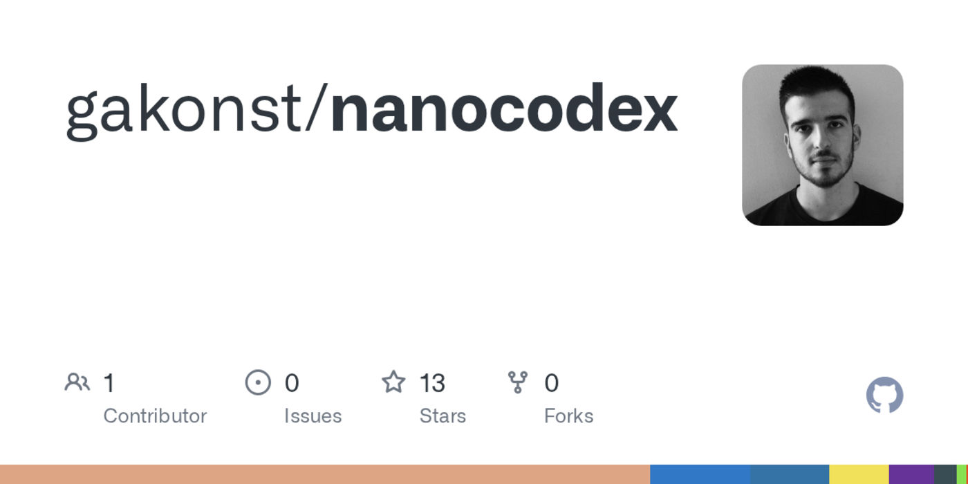 nanocodex headless rust agents sdk